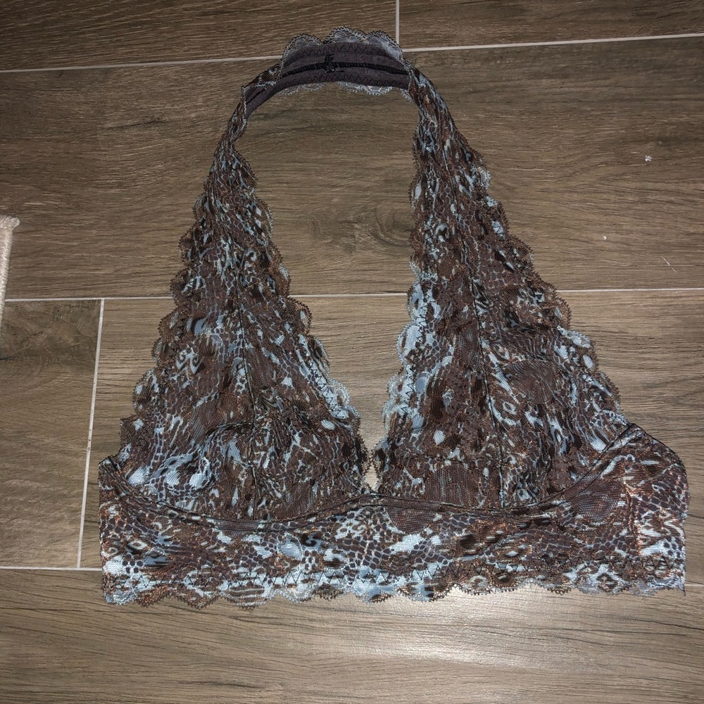 Brown & Turquoise bralette